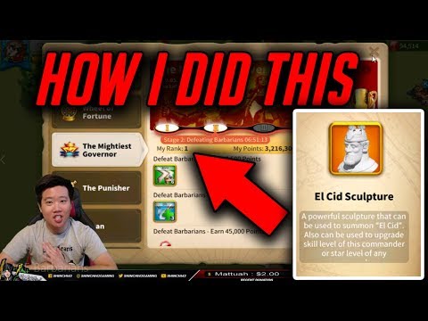 I Participated Finally! I Want those El Cid!  | Rise of Kingdoms