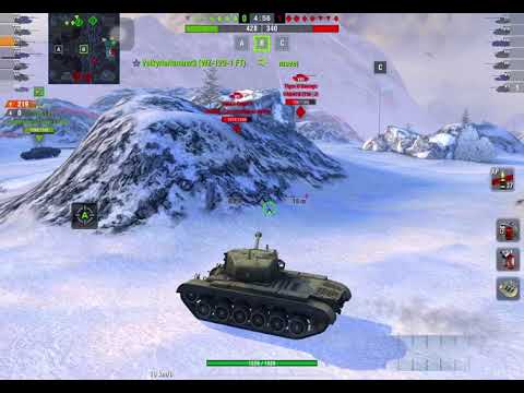 World of Tanks Blitz:  M26 Pershing | Easy low damage mastery!