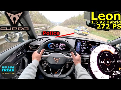 2025 Cupra Leon Sportstourer 1.5 eHybrid VZ 272 PS  Top Speed POV Drive + Fuel Consumption