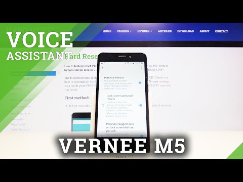 VERNEE M5 and Google Settings - How to Use Google Assistant on Lock Screen