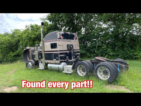 Semi salvage yard hunting for the 379 Pete!!!