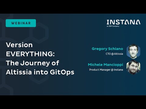 Version EVERYTHING: the Journey of Altissia into GitOps
