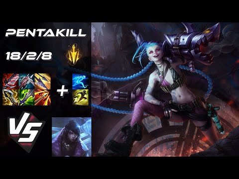 BOTTOM Jinx vs Aphelios [PENTAKILL] - EU Challenger Patch 26.1