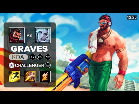 Graves vs Viego Jungle - KR Grandmaster - Patch 12.20 Season 12