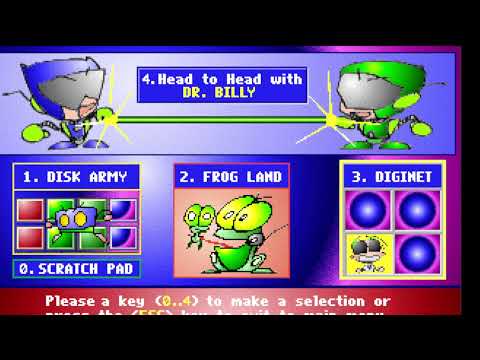 Digitype - a fun MSDOS typing game of 90s