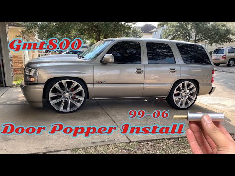 Door popper install 99-06 Tahoe Yukon silverado sierra gmt800