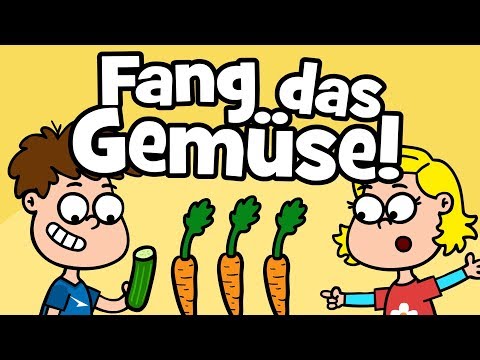 ♪ ♪ Kinderlied Familie | Gesunde Ernährung - Fang das Gemüse - Hurra Kinderlieder