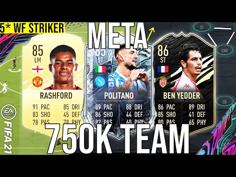 BEST META 750K TEAM (5* WEAK FOOT PLAYERS) SQUAD BUILDER TO GET MORE WINS! - FIFA 21 Ultimate Team