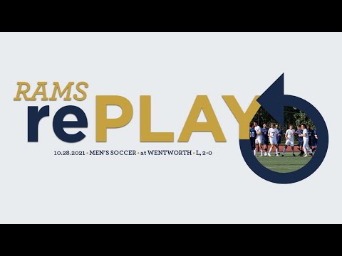 Rams Replay: Men's Soccer at Wentworth, Oct. 28, 2021