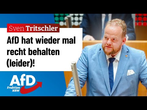 AfD hat wieder mal recht behalten (leider)! – Sven Tritschler (AfD)