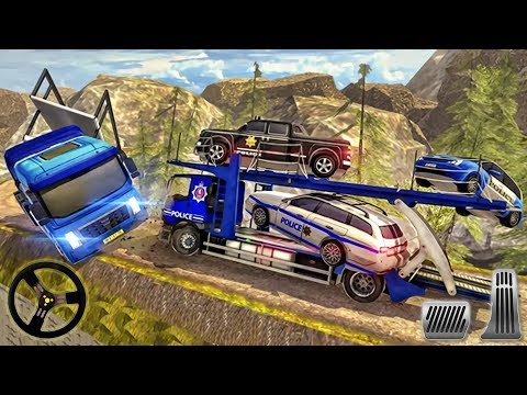 US Police Offroad Car Transporter Truck Driver - Best Android Gameplay