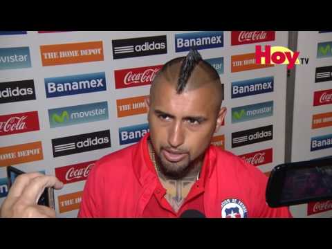 Arturo Vidal: México es muy fuerte, parecido a Chile