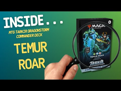 Magic The Gathering Tarkir Dragonstorm Commander Deck Temur Roar | Inside with João Ricardo Ep811