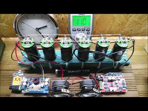 SuperCapacitor Speaker Endurance Test
