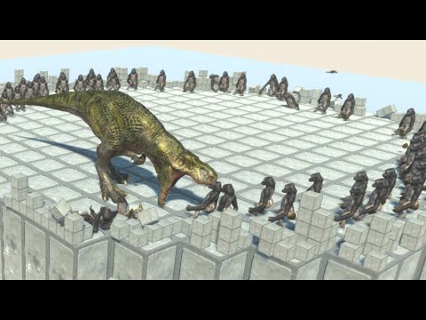 100x PROJECTILE GORILLA vs EVERY UNIT - Animal Revolt Battle Simulator