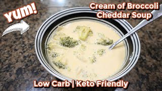 Cream Of Broccoli Soup- Creamy And Savory- Low Carb| Keto Friendly