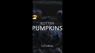 DIY Halloween - Easy rotten pumpkins tutorial