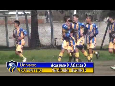 Acassuso 0 Atlanta 3  - Juveniles B 7ma división