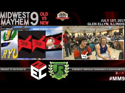 Midwest Mayhem 9 SINGLES POOLS WR2 - BOOST (Diddy Kong) vs. E2C l Darkshad (Ryu)