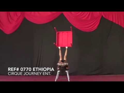Foot Juggling Act (Ref#0770 Ethiopia)