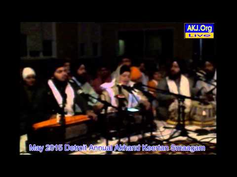 036 Detroit May 2015 Smaagam - Raensabaayee Keertan - B. Devinderpreet Kaur Jee Detroit