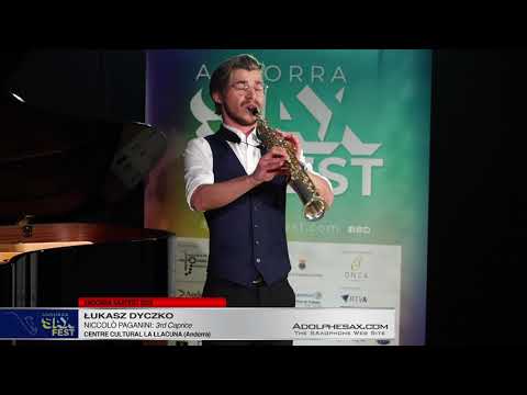 Andorra SaxFest 2019 1st Round   Lukasz Dyczko   3rd Caprice by Niccolo Paganini