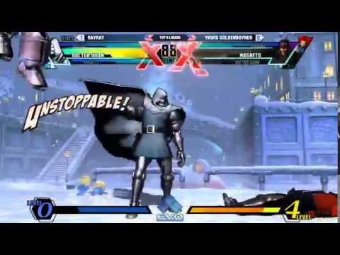 UMVC3 RAYRAY VS GOLDENBOYNEO LOSERS TOP 8 EVO2015