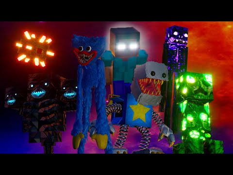 Huggy Wuggy vs Boxy Boo! (Minecraft Animation)