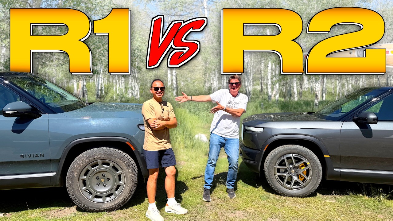 How the Heck Do You Tell the NEW 2027 Rivian R2 from the R1? I Compare Both Side-By-Side!