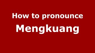 How to pronounce Mengkuang
