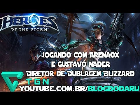Heroes of the Storm: Jogando com @ArenaOX e Gustavo Nader - Diretor de Dublagem Blizzard (Muradin)