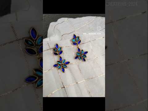 Designer kundan Earring🦚 kundan Earrings 🎀✨ #fashion #festivevibes #shorts #shortsfeed #shortsviral