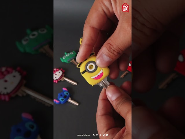 Vídeo relacionado con Aihoom - Juego de 64 fundas para llaves de colores + 10 anillas, tapas impermeables para llaves planas y redondas, identificación fácil, 8 colores, protectores de llaves, accesorios de puerta