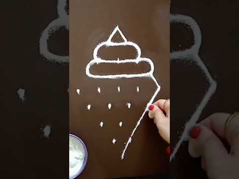 #Shankha Rangoli #Thipkyanchi Rangoli  #Ytshorts