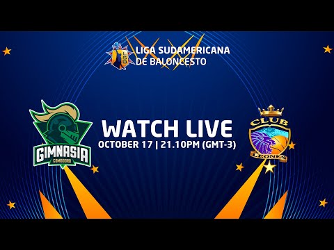 Los Leones  v Gimnasia de Comodoro | Full Basketball Game |Liga Sudamericana de Baloncesto FIBA 2023