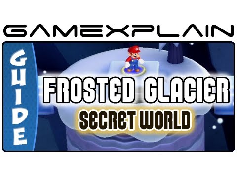 New Super Mario Bros. U - Secret World in Frosted Glacier & Shortcut to Rock-Candy Mines