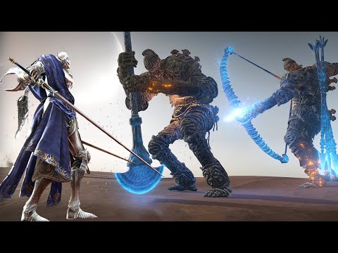Magic Guardian Golem Couple VS NEW Bosses ⚔️ Perfect Couple ⚔️ Elden Ring Shadow of The Erdtree DLC