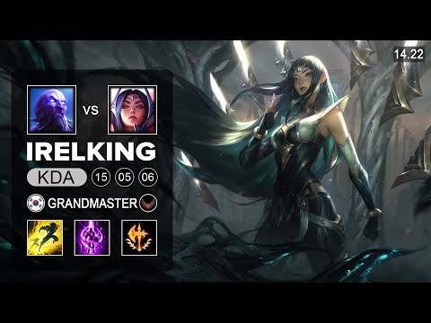 Irelking Irelia vs Ryze Top - KR Grandmaster - Patch 14.22 Season 14