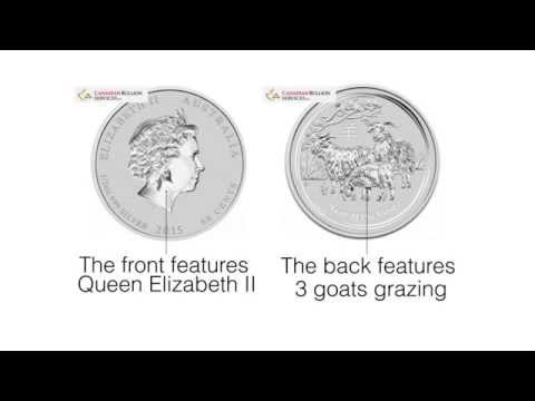 1 2 oz 2015 Year of the Goat Silver Coin