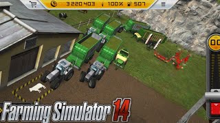 fs14  | farming simulator 14 how to get milk | fs 14 me milk kaise banaye | Timelapse !