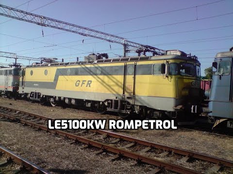 🚄 Video Rar LE5100KW 40-723-3 ROMPETROL & GFR Gas Tanker Train