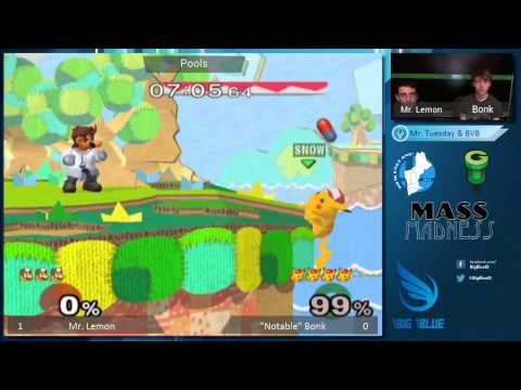 Mass Madness Monthly #2 Pools - Mr Lemon (Doc) vs BonkCushy (Pikachu)