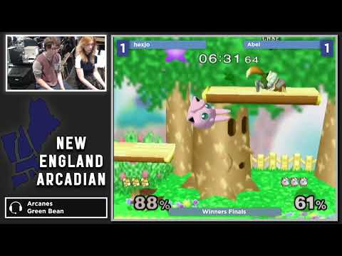 NE Melee Arcadian 11 - hexjo (Fox) vs. Abel (Jigglypuff) - SSBM WF