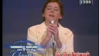 Scott Grimes singing on "Community Auditions" in 1986