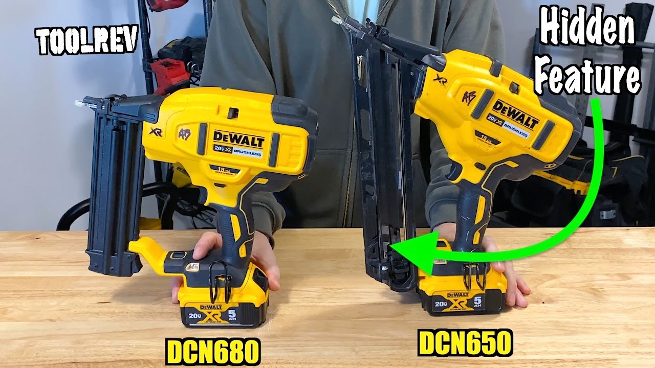 DeWalt 15 GA & 18 GA Cordless Nailer Review ⚡️