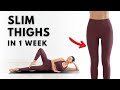 Get Rid Of Thigh Fat In 1 Week 20 Min Slim Thighs Workout Floor Only