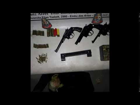 Suspeito é detido com três armas e munições por PM’s em Juquitiba