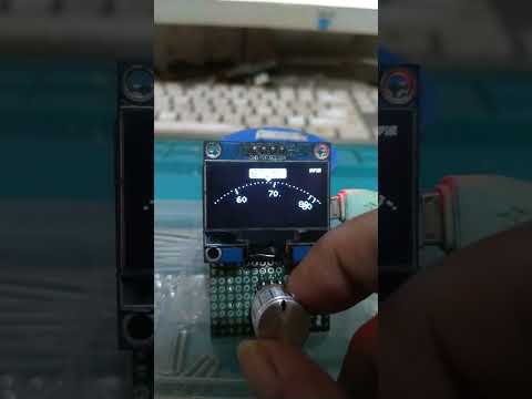 Oled SH1106 Knop over display
