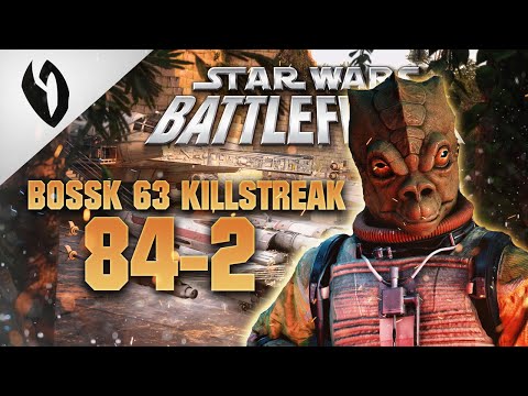 Star Wars Battlefront 2: 84-2 on Yavin 4 - Heavy Class & Boosk (63 Killstreak)