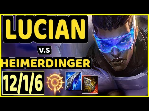 INNAXE (LUCIAN) vs HEIMERDINGER - 12/1/6 KDA MID CHALLENGER GAMEPLAY - EUW